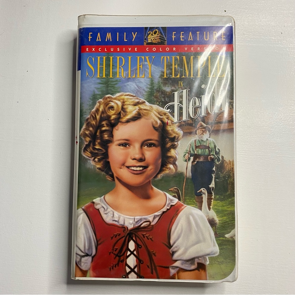 Heidi VHS Shirley Temple 1994 Vintage
